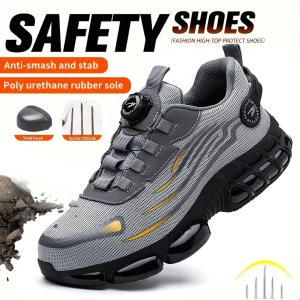 Breathable lace-free soft sole comfortable anti-smash anti-puncture